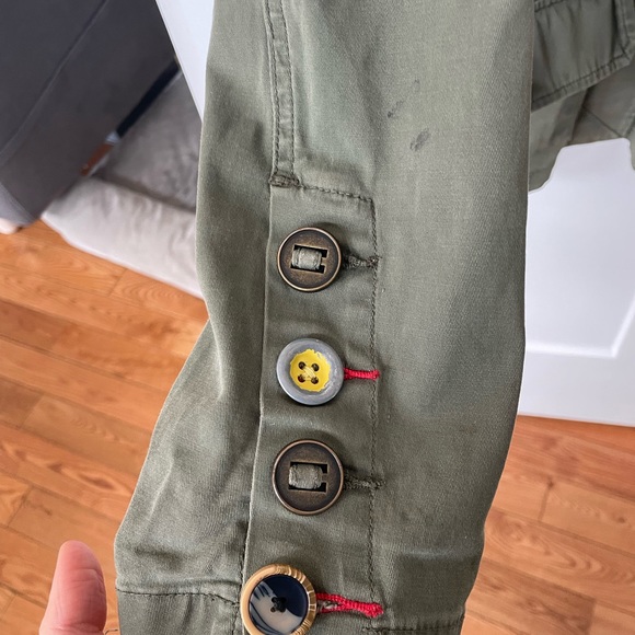 Sam Edelman Green Army Jacket - Picture 3 of 4